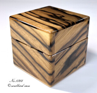 背面 黒柿1本用時計ケース